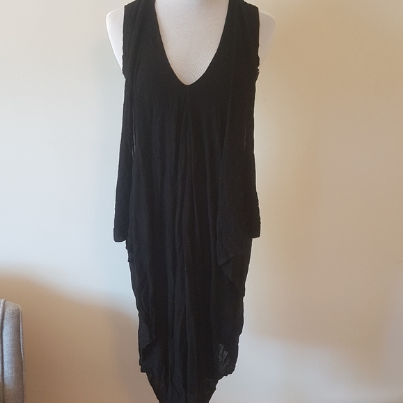 NWOT Rudsak Black Dress / Long Top Body Con - Small - Picture 4 of 14